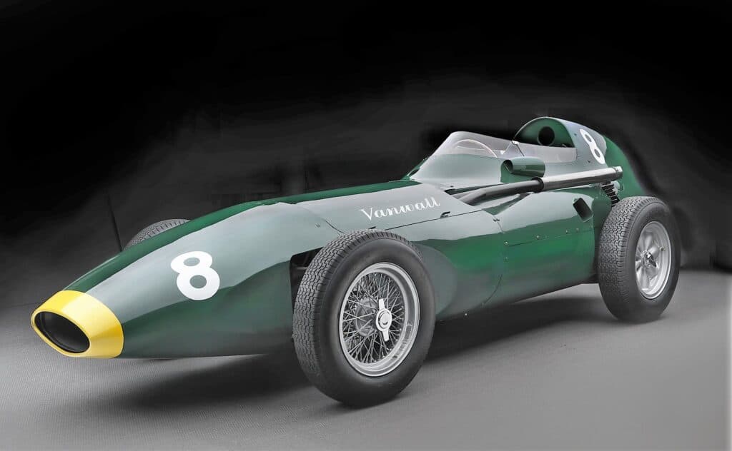 dinky vanwall racing car