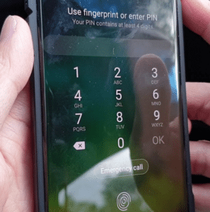 Step 1 of how to turn off Glance in Samsung