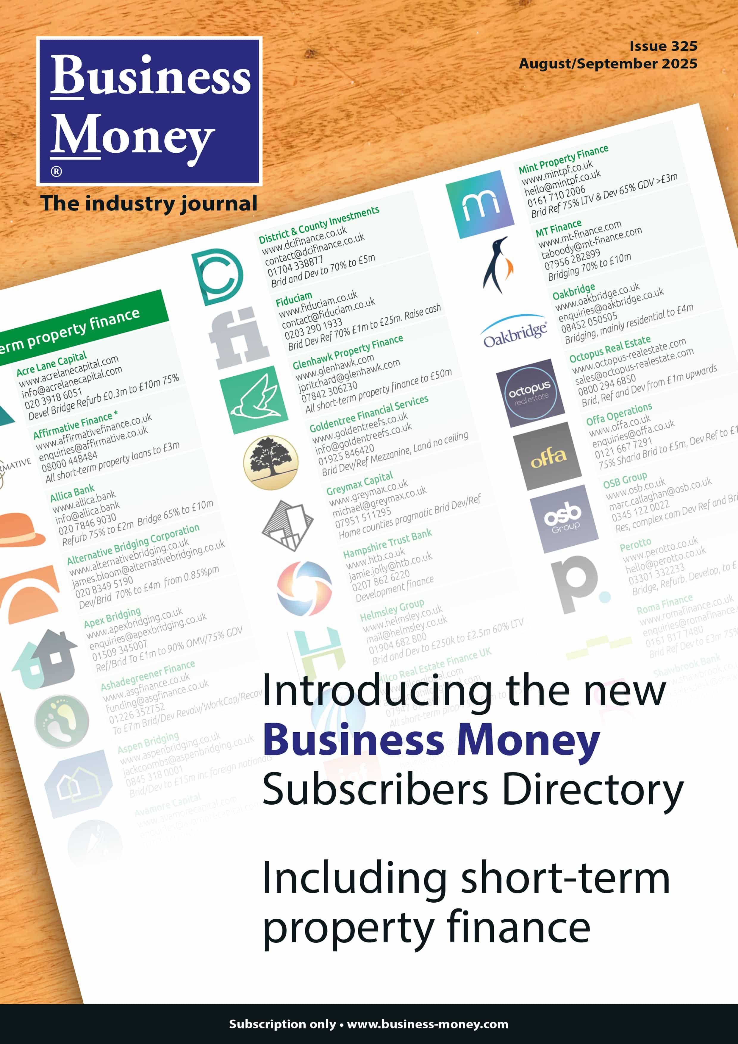 Business Money Magazine Cover
