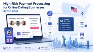 High-risk payment processing infrastructure for online dating and subscription businesses entering the USA market